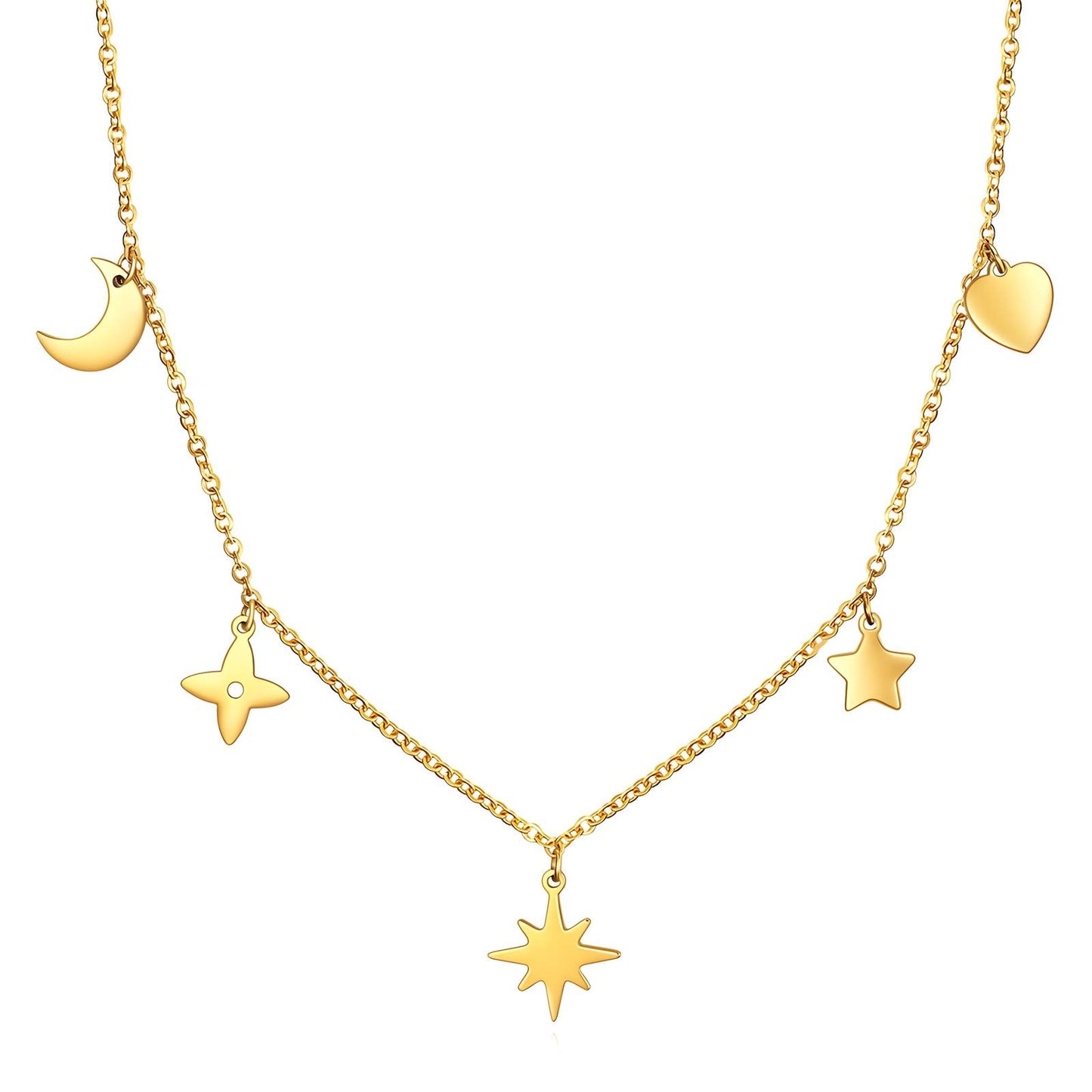 18K Gold Plated Galaxy Necklace