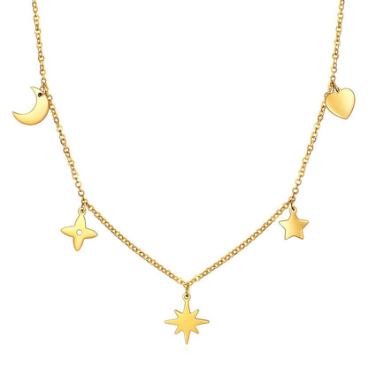 18K Gold Plated Galaxy Necklace