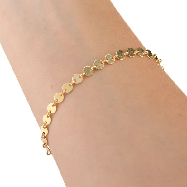 Disco Sequin - 14K Gold Filled Chain